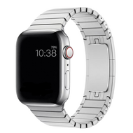 Schakelarmband Stainless Steel bandje - Zilver - Geschikt voor Apple Watch 44mm / 45mm / 46mm / 49mm afbeelding