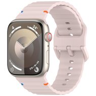 Wave sportband - Roze - Geschikt voor Apple Watch 38mm / 40mm / 41mm / 42mm afbeelding