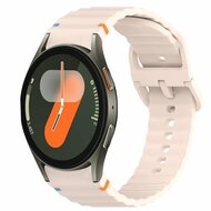 Wave Sportband met aansluitknop - Lichtroze - Samsung Galaxy Watch 4 Classic - 42mm & 46mm