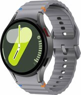 Wave Sportband met aansluitknop - Donkergrijs - Samsung Galaxy Watch 5 (Pro) - 40mm / 44mm / 45mm afbeelding
