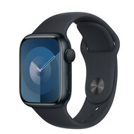 Rubberen sportbandje - Donkerblauw - Geschikt voor Apple Watch 44mm / 45mm / 46mm / 49mm afbeelding