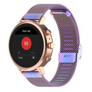 Garmin Venu 3s / Vivoactive 4s / Venu 2s / Vivomove 3s / Forerunner 255s - Milanese bandje met klemsluiting - Multicolor afbeelding