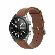 Classic leren bandje - Bruin - Huawei Watch 4 (pro) / 3 (pro) / Ultimate afbeelding