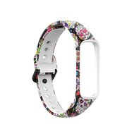 Siliconen band met print - Skull - Samsung Galaxy Fit 2 afbeelding