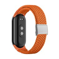 Braided nylon bandje - Oranje - Xiaomi Smart Band 8 & 9 afbeelding