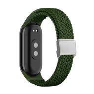 Braided nylon bandje - Groen - Xiaomi Smart Band 8 & 9 afbeelding