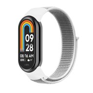 Sport loop nylon bandje - Wit - Xiaomi Smart Band 8 & 9 afbeelding