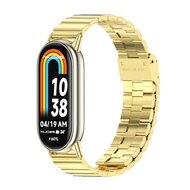 Stalen band - Goud - Xiaomi Smart Band 8 & 9 afbeelding