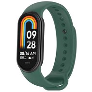 Siliconen bandje - Donkergroen - Xiaomi Smart Band 8 & 9 afbeelding