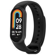 Siliconen bandje - Zwart - Xiaomi Smart Band 8 & 9 afbeelding