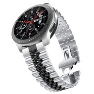 Garmin Vivoactive 4 / 4L - Stalen band - Zilver / zwart afbeelding