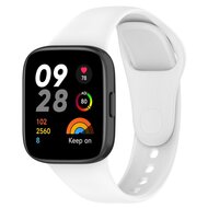 Siliconen bandje - Wit - Xiaomi Redmi Watch 3 afbeelding