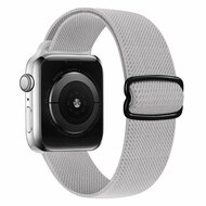 Solo Loop Nylon bandje - Grijs - Geschikt voor Apple Watch 44mm / 45mm / 46mm / 49mm afbeelding