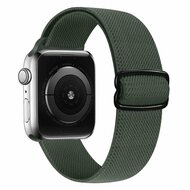 Solo Loop Nylon bandje - Groen - Geschikt voor Apple Watch 44mm / 45mm / 46mm / 49mm afbeelding
