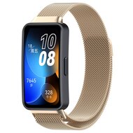 Milanese bandje - Vintage goud - Huawei Band 10 / 9 / 8 afbeelding