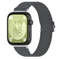Elastische nylon band - Grijs - Huawei Watch Fit 3 / Fit 4 afbeelding