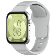 Siliconen Outdoor band - Grijs - Huawei Watch Fit 3 / Fit 4 afbeelding