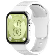 Siliconen Outdoor band - Wit - Huawei Watch Fit 3 / Fit 4 afbeelding