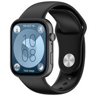 Siliconen sportband - Zwart - Huawei Watch Fit 3 / Fit 4 afbeelding