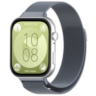 Milanese bandje - Grijs - Huawei Watch Fit 3 / Fit 4 afbeelding