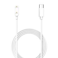Oplader / Oplaadkabel - Geschikt voor Huawei Watch Fit 4 / 3 / 2 / 1 / Fit New / Fit Mini - Huawei Honor Band - Huawei Band 9 / 8 / 7 / 6 - USB-C aansluiting - 1 meter - Wit afbeelding