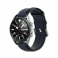 Classic leren bandje - Donkerblauw - Xiaomi Redmi Watch 5 Active / Redmi Watch 5 Lite afbeelding
