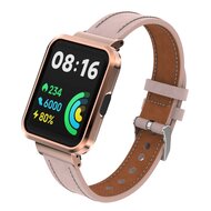 Leren band met case - Roze - Xiaomi Redmi Watch 2 (Lite) afbeelding