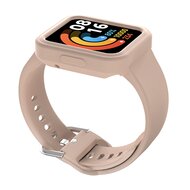 Siliconen band met case - Oudroze - Xiaomi Redmi Watch 2 (Lite) afbeelding
