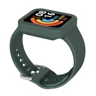 Siliconen band met case - Dennengroen - Xiaomi Redmi Watch 2 (Lite) afbeelding
