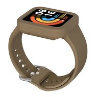 Siliconen band met case - Bruin - Xiaomi Redmi Watch 2 (Lite) afbeelding