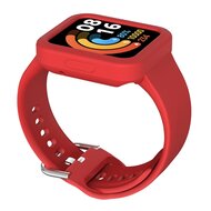 Siliconen band met case - Rood - Xiaomi Redmi Watch 2 (Lite) afbeelding