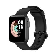 Classic siliconen sportbandje - Zwart - Xiaomi Mi Watch Lite / Redmi Watch afbeelding