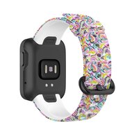 Siliconen band met print - Sierlijk design - Xiaomi Mi Watch Lite / Redmi Watch afbeelding
