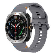 Wave Sport Band - Donkergrijs - Samsung Galaxy Watch Ultra 47mm afbeelding