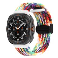 Braided band met D-buckle sluiting - Multicolor Summer - Samsung Galaxy Watch Ultra 47mm afbeelding