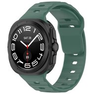 Solid Sportband - Donkergroen - Samsung Galaxy Watch Ultra 47mm afbeelding