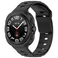 Solid Sportband - Zwart - Samsung Galaxy Watch Ultra 47mm afbeelding