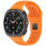 Siliconen sportband Holes Style - Oranje - Samsung Galaxy Watch Ultra 47mm afbeelding