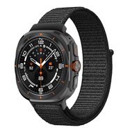 Nylon loop bandje - Zwart - Samsung Galaxy Watch Ultra 47mm afbeelding