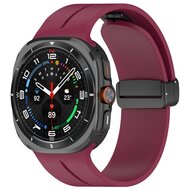 D-buckle sportband - Wijnrood - Samsung Galaxy Watch Ultra 47mm afbeelding