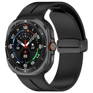 D-buckle sportband - Zwart - Samsung Galaxy Watch Ultra 47mm afbeelding