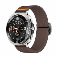Nylon Loop bandje - Donkerpaars - Samsung Galaxy Watch 8 Classic - 46mm afbeelding