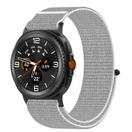 Sportloop nylon bandje - Lichtgrijs - Samsung Galaxy Watch 8 - 40mm / 44mm afbeelding