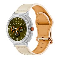 Classic leren band - Ivoor - Samsung Galaxy Watch 8 - 40mm / 44mm afbeelding