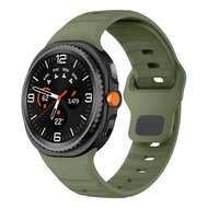 Wave siliconen band - Donkergroen - Samsung Galaxy Watch 8 - 40mm / 44mm afbeelding