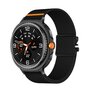 Nylon bandje met Parachute sluiting - Zwart - Samsung Galaxy Watch 8 - 40mm / 44mm