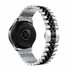 Stalen band - Zilver / zwart - Samsung Galaxy Watch - 42mm_